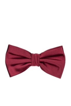 Předvázaný lesklý bordó pánský motýlek Galla