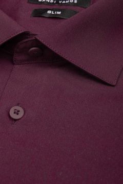 Pánska košeľa BANDI, model SLIM ALFIO Wine