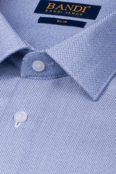 Detail jemné textury u košile SLIM Vertice