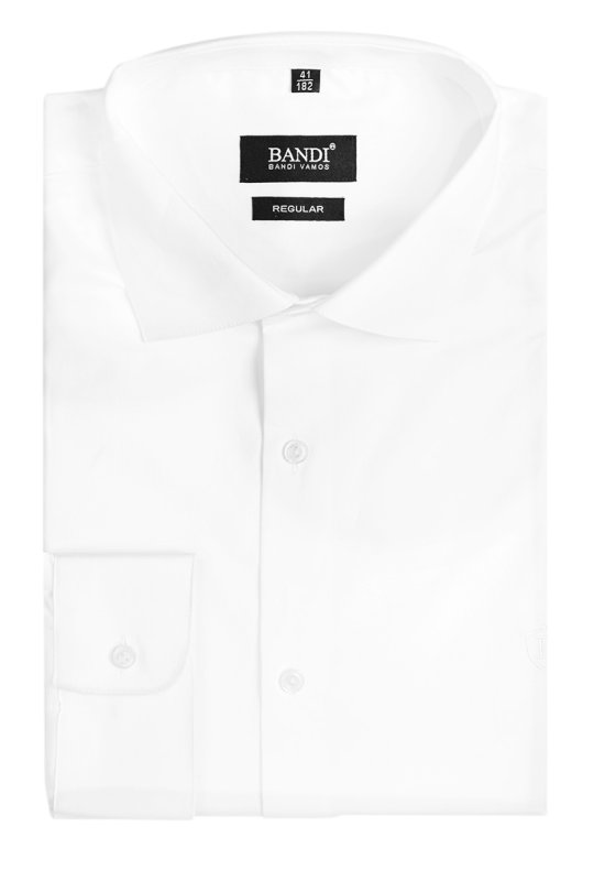 Pánska košeľa BANDI, model REGULAR LUCRECIO Bianco