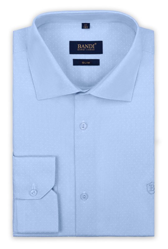 Pánska košeľa BANDI, model SLIM BALTICO Azzur