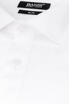 Pánska košeľa BANDI, model SLIM MARBELLO Bianco
