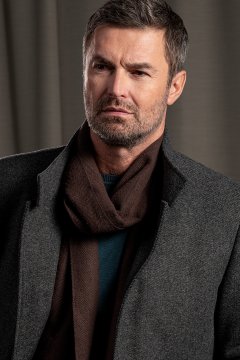 Pánsky šál BANDI, model OSTELLO Maron
