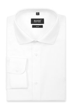 Pánska košeľa BANDI, model SLIM JULIAMO Bianco
