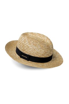 Pánsky slamený klobúk BANDI, model FEDORA RICCO Sabbia