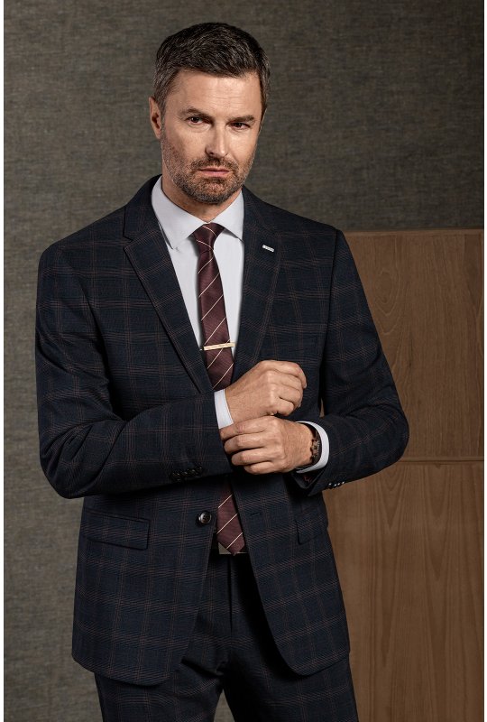 Pánske voľnočasové sako BANDI, model SLIM TAIRONI Marin