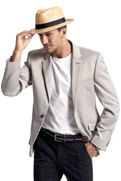 Pánske voľnočasové sako BANDI, model TAILORED DIANELLO Taupe
