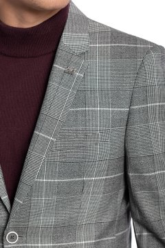 Pánske voľnočasové sako BANDI, model TAILORED TARTEO Basalto