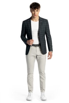 Pánske nohavice BANDI, STRAIGHT FIT BENDURO Taupe