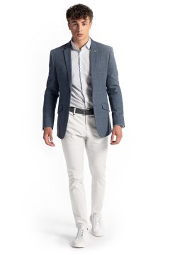 Pánske nohavice BANDI, STRAIGHT FIT PETRANO Cremo