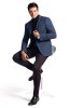 Pánske voľnočasové nohavice BANDI, model STRAIGHT FIT PAULINO Marsala