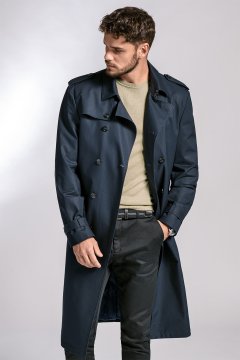 Pánsky trenčkot LUMIERO TAILORED Marin