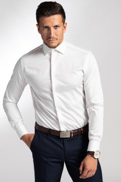 Pánska košeľa BANDI, model SLIM DIVERO Bianco