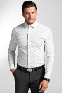 Pánska košeľa BANDI, model REGULAR CAPOLO Bianco