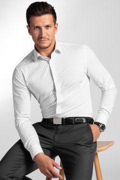 Pánska košeľa BANDI, model REGULAR CAPOLO Bianco