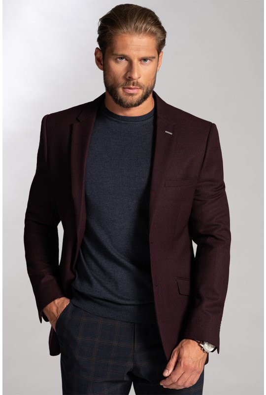 Pánske voľnočasové sako BANDI, model TAILORED TAURIO Sangre