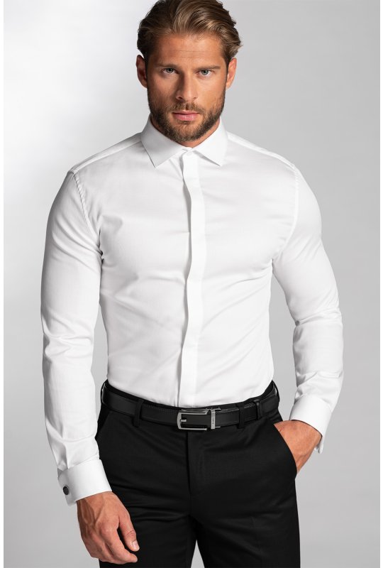 Pánska košeľa BANDI, model FORMAL VERADUX Bianco
