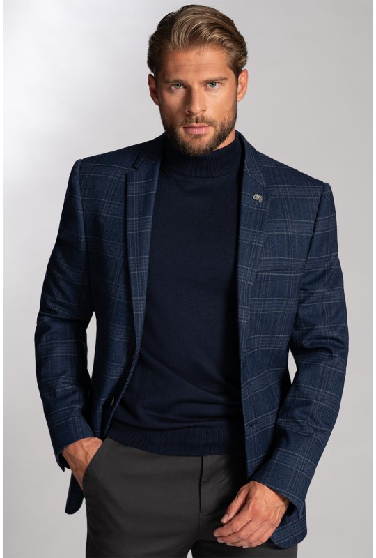 Pánske voľnočasové sako BANDI, model TAILORED BERNICO Marin