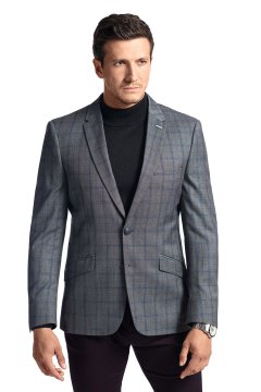 Pánske voľnočasové sako BANDI, model TAILORED MAROZZI Basalto