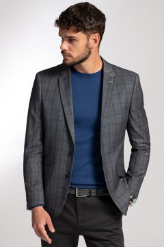 Pánske voľnočasové sako BANDI, model SLIM MAROZZI Basalto