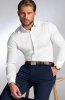 Pánska košeľa BANDI, model REGULAR LARICCIO Bianco