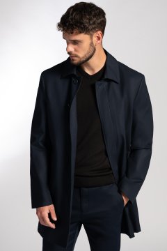 Pánsky plášť model TAILORED FILLIANO, Marin
