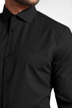 Pánska košeľa BANDI, model FORMAL TERAZZO Nero