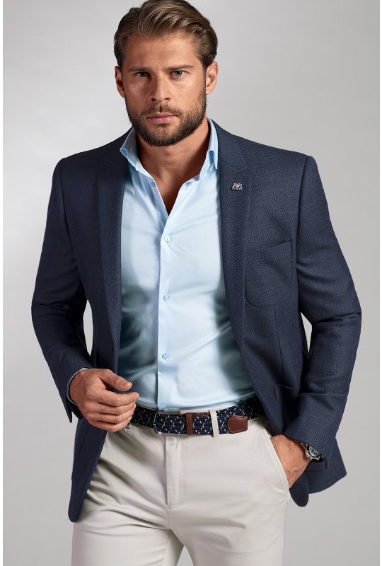 Pánske voľnočasové sako BANDI, model SLIM PIEDRO Marin