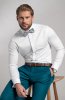 Pánska košeľa BANDI, model SLIM LARADUX Bianco