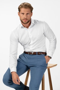 Pánská košeľa BANDI, model SLIM MARCUSO Bianco