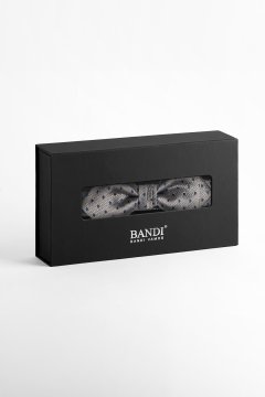 Pánsky motýlik BANDI, model SILVERO slim 02