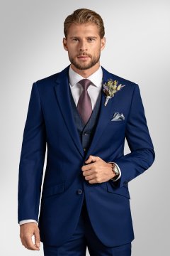 Pánska vesta BANDI, model SLIM ALECO Marin