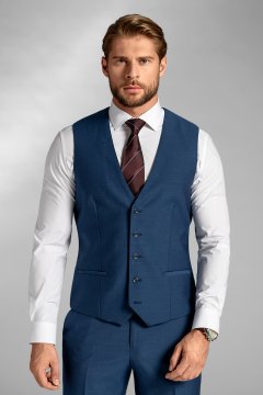 Pánska vesta BANDI, model SLIM LUGIO Blu