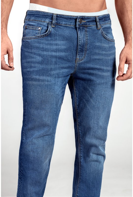 Pánske džínsy BANDI, model STRAIGHT FIT SANTANA Blu