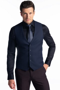Pánska vesta BANDI, model SLIM SPELLI Marin