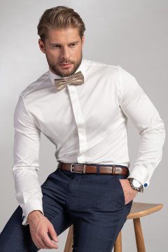 Pánska košeľa BANDI, model REGULAR LARADUX Cremo