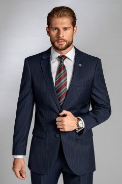 Pánsky oblek TAILORED FIT RENATIO Indaco