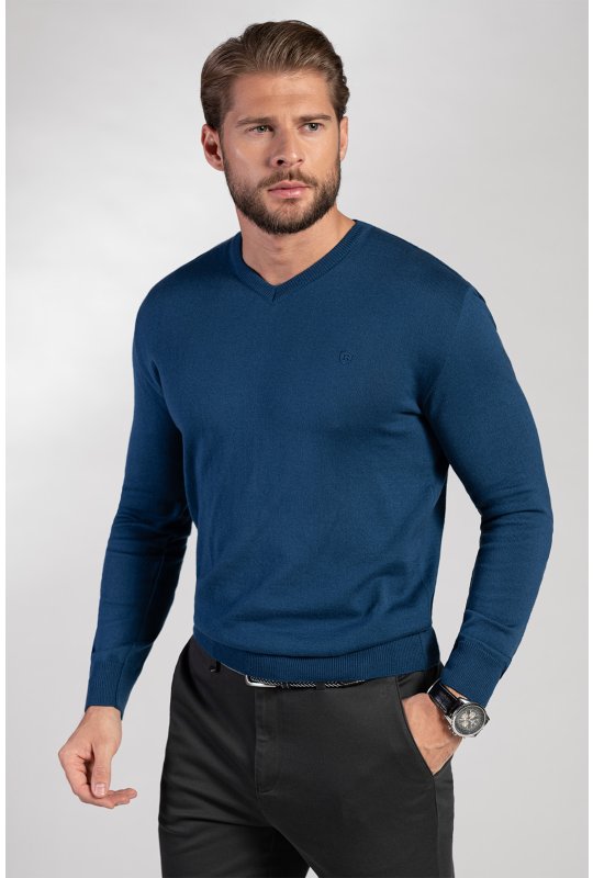 Pánsky sveter BANDI, model AREZZIO Indaco