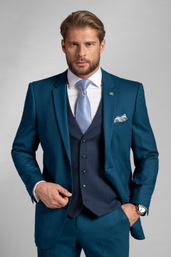 Pánska vesta BANDI, model SLIM CANTEO Marin