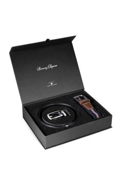 Set dvoch pánskych opaskov BANDI, model VENTARO Nero