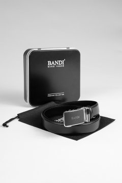 Pánsky opasok BANDI Nero, exkluzívny dárčekový box