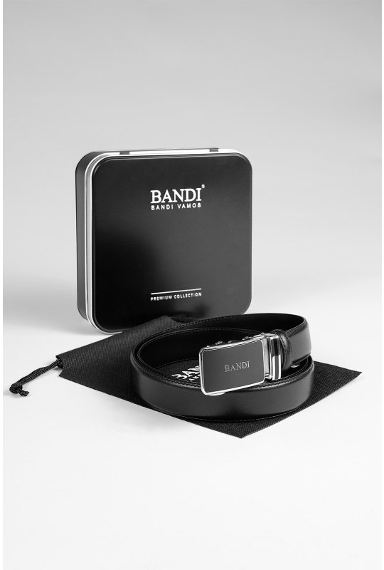 Pánsky opasok BANDI Nero, exkluzívny dárčekový box