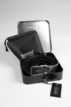Pánsky opasok BANDI Nero, exkluzívny dárčekový box
