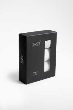 Pánske boxerky BANDI, model SANTINO Bianco, 3 ks