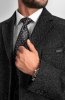 Pánsky kabát BANDI, model TAILORED NAVELLO Antracit