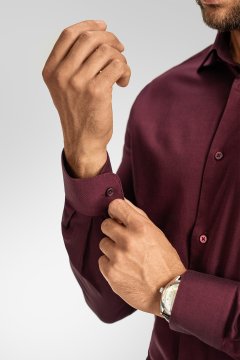Pánska košeľa BANDI, model SLIM PATRONI Sangre