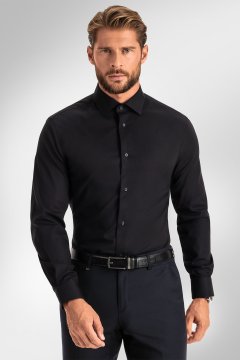 Pánska košeľa BANDI, model REGULAR PATRONI Nero