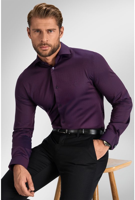Pánska košeľa BANDI, model REGULAR ERMINO Marsala