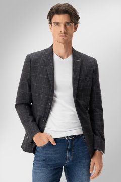Pánske sako BANDI, model SLIM VEZZARO Antracit