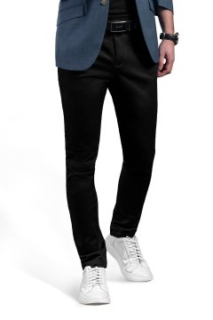 Pánske voľnočasové nohavice BANDI, STRAIGHT FIT PETRANO Nero